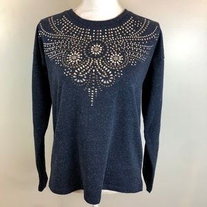 Dorothy Perkins Studded Knit Top Size 10 US